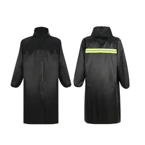 Capa de chuva refletiva impermeável para trabalho ao ar livre, casaco de chuva de alta qualidade, preço barato de fábrica na China