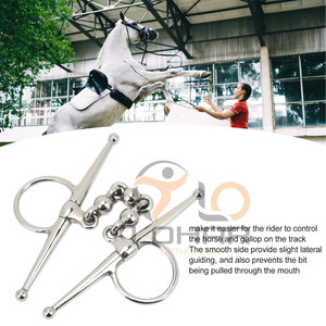 Caballo ecuestre Venta al por mayor Todos los colores disponibles Alta calidad Comodidad Snaffle Loose Ring Horse Bit - Product Image 4