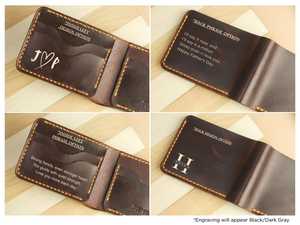 Dernières tendances du marché affaires minimaliste en cuir porte-cartes de crédit hommes petit portefeuille Pop-up fait à la main Style patriotisme - Product Image 3