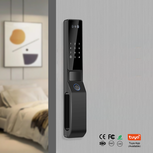 Cerradura Inteligente NF8 para Puerta de Madera, Totalmente Automática, de Aleación de Aluminio, con Control Remoto TTlock, Seguridad para el Hogar, Desbloqueo por Contraseña y Huella Dactilar para Puertas de Madera - Product Image 4