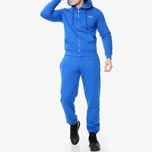 2022 hommes écologique complet personnalisé survêtement ensemble fermeture éclair à capuche polaire Jogging tenue deux pièces vente - Product Image 1