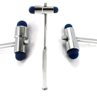 Neurological Multifunctional Steel Manual Hammer Percussor Diagnostic Reflex Patella Percussion Leg Body Nerve Test Massage
