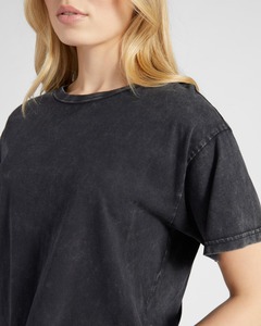 Prix de gros T-shirt décontracté à manches courtes pour femmes Tissu tricoté avec impression de logo personnalisé pour hommes et femmes BD - Product Image 6