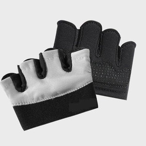 Guantes de Neopreno sin Dedos Antideslizantes para Fitness y Levantamiento de Pesas, Guantes Ligeros de Neopreno de Medio Dedo con Agarre en la Palma - Product Image 1