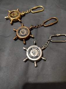 Brass Ship Wheel Keychain Keyring Nautical Keychain Gift for Almirah Bike Scooty Metal Key Chain Gift Nautical Showpiece - Product Image 5