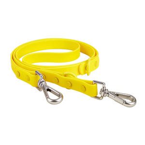 Modieuze Pvc Hondentuigset Anti-Bite Waterdichte Knoopsluiting Gewatteerde Kleine Middelgrote Grote Vuilbestendige Hondenriem Halsband - Product Image 6