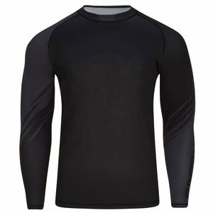 OEM 2025 Personnalisé Imprimé Compression MMA Rash Guard pour Hommes Sublimation BJJ Rash Guard - Product Image 2