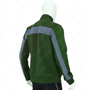 Sudadera con capucha para hombre al por mayor con cremallera y manga de panel en contraste 100% algodón logotipo personalizado sudaderas con capucha ajustadas de piel de tela de alta calidad - Product Image 2