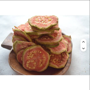 Crujiente de guayaba seca crujiente, bocadillo saludable, crujiente irresistible, 100% bondad natural - Product Image 1