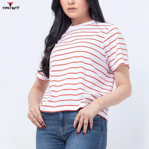 T-shirt pour femme à la mode, design populaire, uni, surdimensionné, décontracté, écologique, coupe ample, impression de haute qualité, personnalisé - Product Image 3