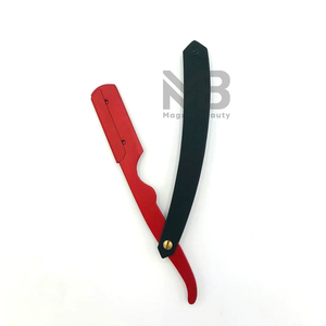 Maquinillas de afeitar manuales profesionales de acero inoxidable con mangos de bambú/madera para hombres Suministros de barbería Pedidos a granel - Product Image 4