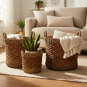 งานฝีมือจากเปลือกต้นกล้วย หญ้าทะเล และหวาย ยี่ห้อ CYHLYA - Product Image 4