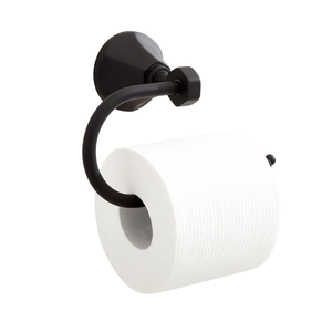 Porte-papier toilette rond en fer noir de style nouveau pour les hôtels et les restaurants, utilisation en salle de bain - Product Image 3
