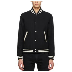 แจ็คเก็ตวาร์ซิตี้ผู้ชายคุณภาพสูงแบบขายส่ง ปักโลโก้ได้ตามต้องการ คอตั้ง ระบายอากาศ กันลม ราคาสมเหตุสมผล - Product Image 1