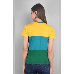 Camisetas de Moda al por Mayor 2025, Camisetas de Algodón 100% para Mujer, Color Personalizado, Cuello Redondo, Talla Grande, Ropa Urbana para Mujer - Product Image 4