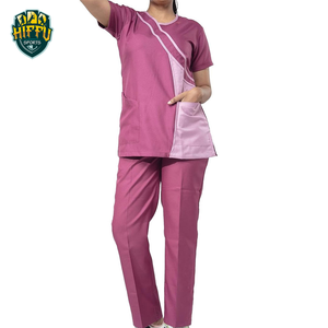 ชุดพยาบาลแขนครึ่งแขนสำหรับผู้หญิงชุดยูนิฟอร์มผ้าแคนวาสสำหรับโรงพยาบาลผ้าแคนวาสสำหรับฤดูร้อน - Product Image 2