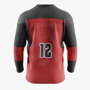 Camiseta de hockey de tela duradera superventas, uniforme de equipo con logotipo bordado para práctica de partidos, ropa de hockey sobre hielo superior, servicio OEM - Product Image 2