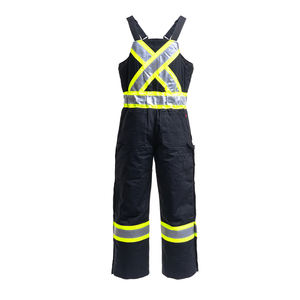 Alta visibilidad Hi Vis Bib Overall Ropa reflectante Multi-Bolsillos Impermeable Personalizable Logo Bib Pants - Product Image 4