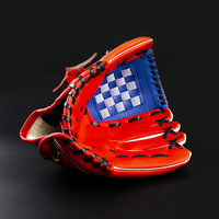 Guantes de Béisbol Elegantes de Alta Calidad, Transpirables, de Cuero Genuino, Guantes de Receptor, Diseño de Logotipo Personalizado de Última Tendencia