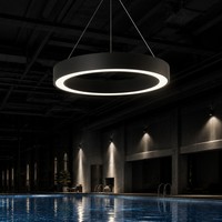 Luminaires suspendus LED pour piscine intérieure, 900 mm, lampe suspendue au plafond, lampe sans soudure, zone de baignade