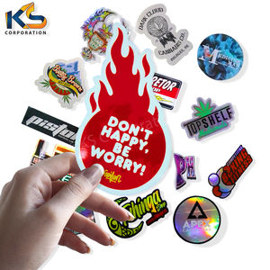 Autocollants en vinyle personnalisés respectueux de l'environnement et résistants aux UV Matériaux durables Conceptions imprimées uniques pour promotion décorative décorative - Product Image 1