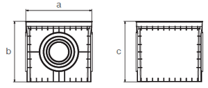 Tapa de alcantarilla hermética OnElecs |   Conjunto de Acceso Subterráneo Sellado IP68 para Electricidad y Telecomunicaciones (Uso Pesado e Impermeable) - Product Image 3