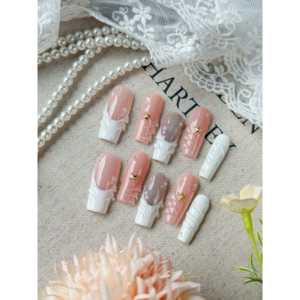 Autocollants pour ongles Starlit Veil, art de l'ongle scintillant, pour embellir le vernis à ongles - Product Image 3