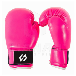 High Quality Custom PU Leather Boxing <b>Gloves</b> From Pakistan Premium Lightweight with Breathable <b>Mesh</b> Palm Design for Sports - Product Image 1