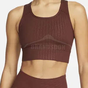 Sujetador Deportivo Transpirable Personalizado para Mujer, Talla Grande, con Soporte Medio, Tirantes Halter, Material Spandex/Poliéster, para Primavera/Verano - Product Image 4