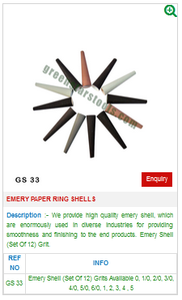 Juego de Anillos de Esmeril de 12 Piezas con Granos Surtidos, Herramientas Abrasivas para Pulir Joyas y Fabricación de Joyería |   N.º de artículo GS-33 - Product Image 2