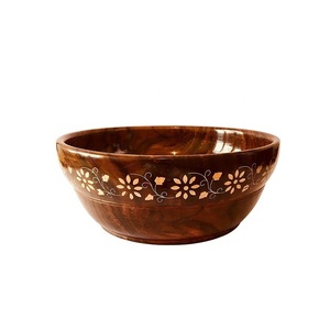 <b>Wood</b> Bowl and Spoon <b>Set</b> High Quality <b>Wood</b> Product Wholesale <b>Wood</b> Bowl and Spoon <b>Set</b> for Home Hotel and Restaurant - Product Image 2