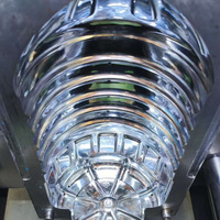 Machine de moulage par soufflage entièrement automatique 15 litres 380V pour la fabrication de conteneurs en plastique, capacité 5000 kg, robuste, directement de l'usine