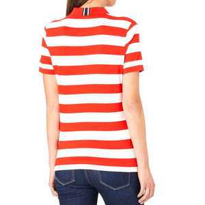 Nuevo estilo personalizado Polo camiseta mujer moda transpirable deporte Golf camisas al por mayor 100% algodón personalizado - Product Image 3