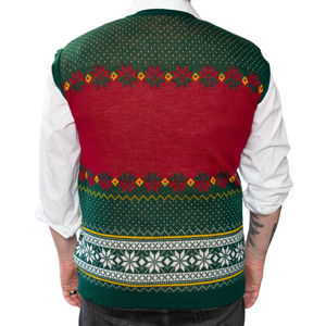 เสื้อไหมพรมถักลายคริสต์มาส ผ้าอะคริลิก ระบายอากาศ ไม่หดตัว คุณภาพสูง สวมใส่สบาย เหมาะสำหรับฤดูหนาว แบบสวมหัว สำหรับผู้ชายและผู้หญิง  รับสั่งทำตามแบบ - Product Image 6