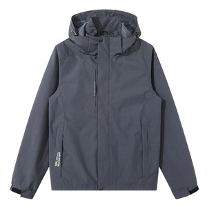 Cortavientos Softshell de calle alta para hombre personalizable lana de alta calidad de secado rápido impermeable chaqueta de lluvia Lisa invierno al aire libre - Product Image 1