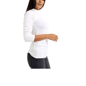 Nuevo diseño de suéter de invierno de cuello alto para mujer, suéter de punto, camiseta de manga larga personalizada para mujer, proveedor de proveedor BD - Product Image 6