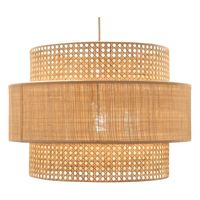 Abat-jour en bambou fait à la main écologique tissé Boho panier en osier abat-jour plug in suspension rotin suspension lumières HNH