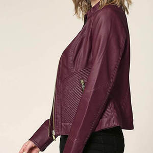 Chaqueta Corta de Cuero Unisex, Ropa de Invierno Moderna, Estilo Urbano, Cierre de Cremallera con Peluche, Resistente al Viento, Venta al por Mayor - Product Image 5