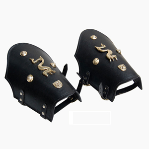 Protector de cuero Medieval de alta calidad, protector de pierna Medieval, vambraces de cuero, proveedor mayorista indio de protector de brazo de cuero - Product Image 6