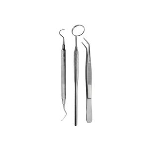 Kit d'examen dentaire professionnel 6 pièces Kit d'hygiène dentaire Anti-buée Miroir Détartreur et Pick pour une haleine fraîche Santé bucco-dentaire - Product Image 3