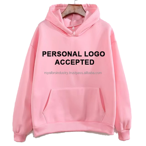 Venta al por mayor de OEM Sudadera con capucha de gran tamaño personalizado grueso 200 gramos de manga larga sólido Anti-Shrink 2025 última Sudadera con capucha de las mujeres - Product Image 4