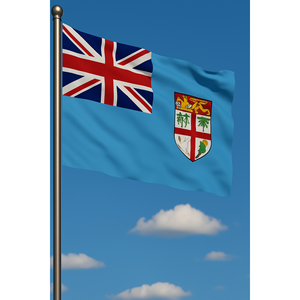 Drapeau pour usage extérieur destiné aux agences de voyage - Drapeau des Fidji - Product Image 4