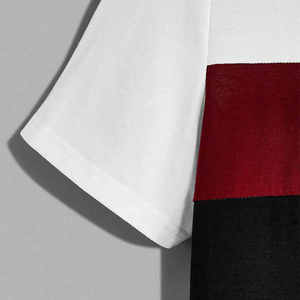 Conjuntos de verano para hombres de alta calidad 100% camisetas y pantalones cortos de algodón con cuello redondo diseño transpirable hecho en Pakistán - Product Image 4