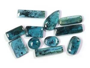 อัญมณีไคยาไนต์มอสที่สวยงามอัญมณีไคยาไนต์แบบหลวมขนาดผสมออกแบบได้ตามต้องการของขวัญสำหรับผู้หญิง - Product Image 4