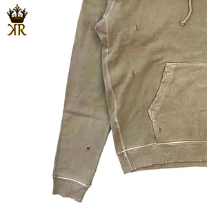 Sudaderas con Capucha de Manga Larga para Hombre, de Alta Calidad, Lavado Ácido, Diseño Sólido Personalizado con Logotipo, 100% Algodón Felpa, Gran Venta - Product Image 5