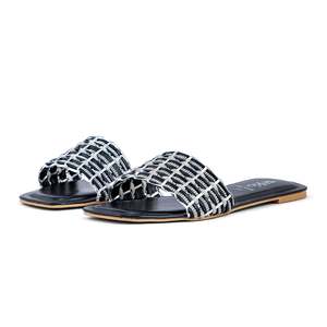 Noir Fancy Sports pour Pantoufles FN7825 - Product Image 3