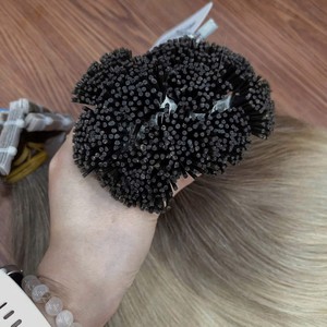 Haute qualité I Tip Extensions de cheveux 100% cheveux humains vietnamiens Double dessiné soyeux lisse pré-liaison kératine pointe cheveux - Product Image 1