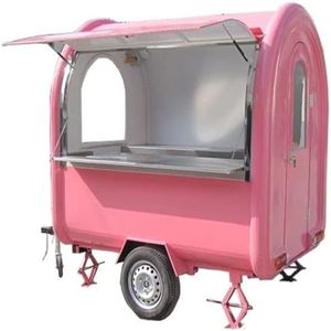 Remolque de comida rápida multifuncional de alta demanda para bocadillos incluye Pizza hamburguesa Hotdog y opción de caravana de helados - Product Image 1