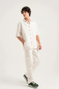 เสื้อเชิ้ตยีนส์ผู้ชายสุดเทรนดี้ แขนสั้น สไตล์ลำลองสุดเท่ พร้อมผ้าแห้งเร็วเป็นมิตรกับสิ่งแวดล้อมสำหรับฤดูร้อน - Product Image 5