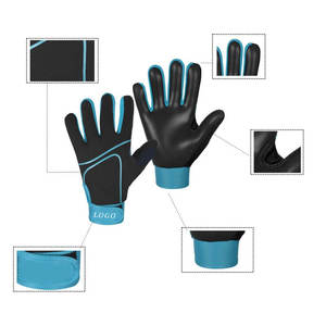 Gants de football gaélique de qualité supérieure en latex allemand de qualité supérieure, poignées légères, sangle de poignet réglable, antidérapants - Product Image 2